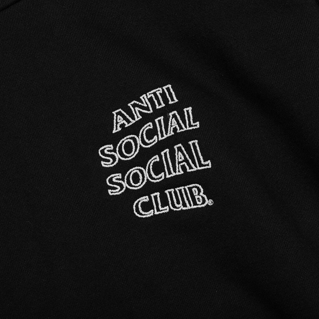 Applique Mind Games Hoodie - Black