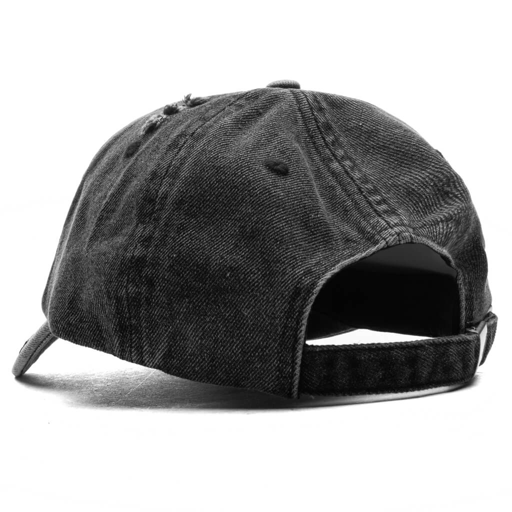 Appointment Only Distressed 6 Panel - Washed Black
