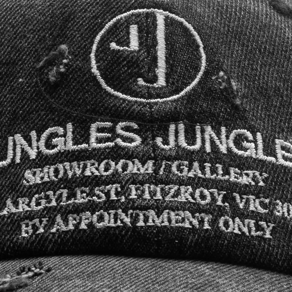 Appointment Only Distressed 6 Panel - Washed Black