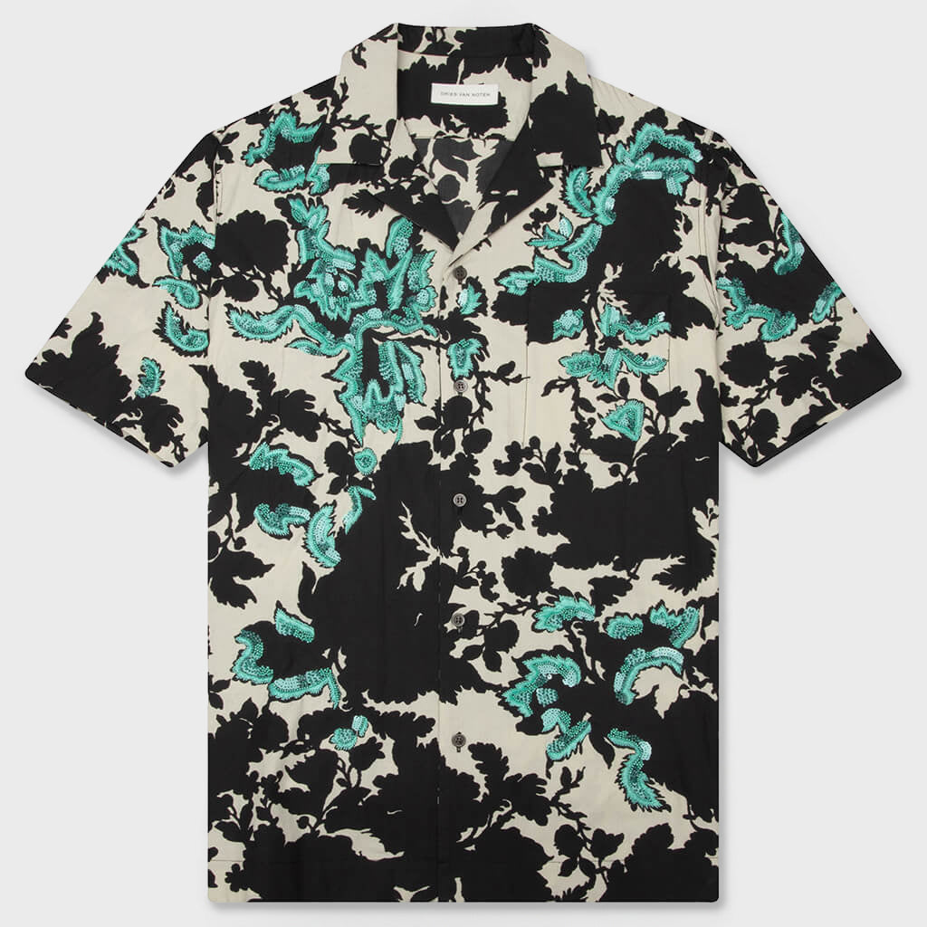 Archive Floral Carltone EMB M.W. Shirt - Peach