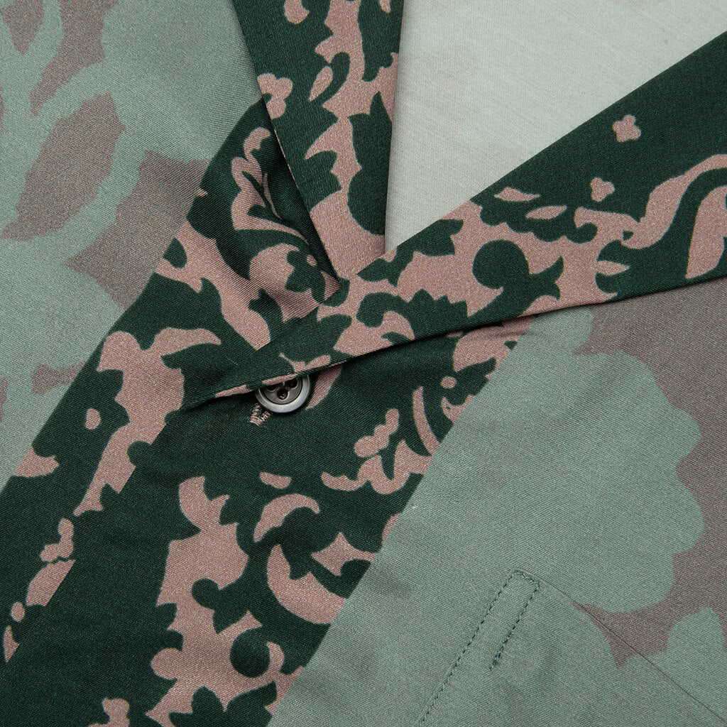 Archive Floral Carltone M.W. Shirt - Petrol