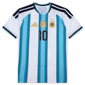 Argentina 26 Messi Home Authentic Jersey - White