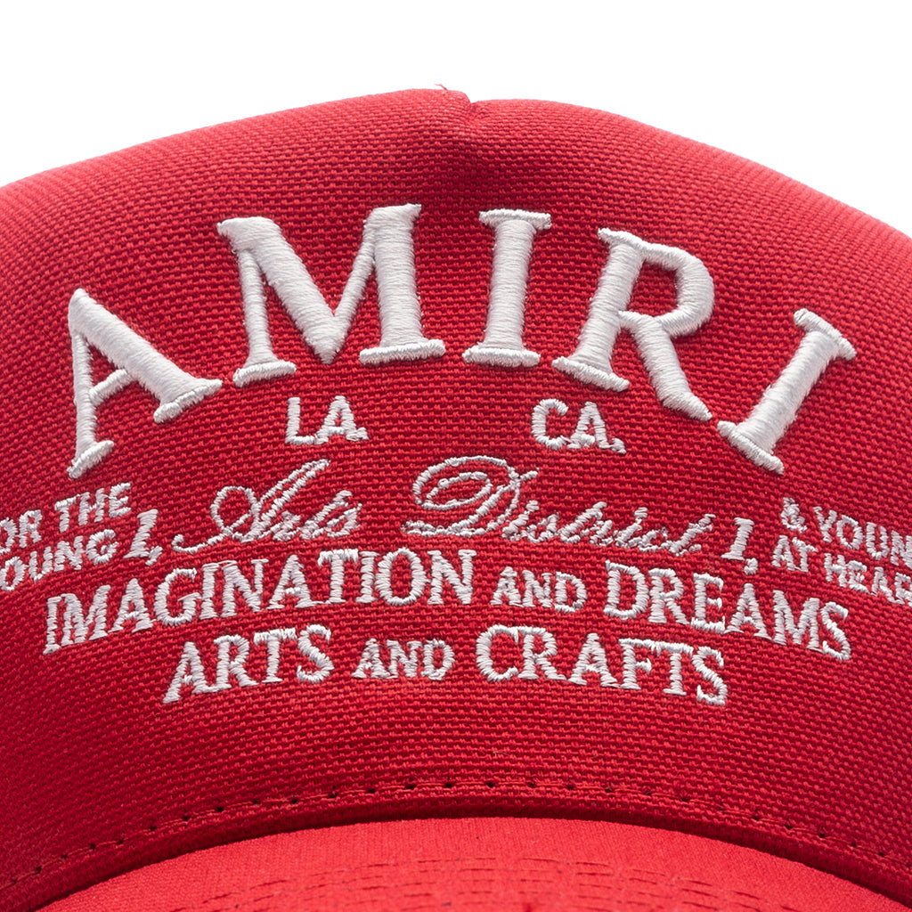 Arts District Trucker Hat - Red