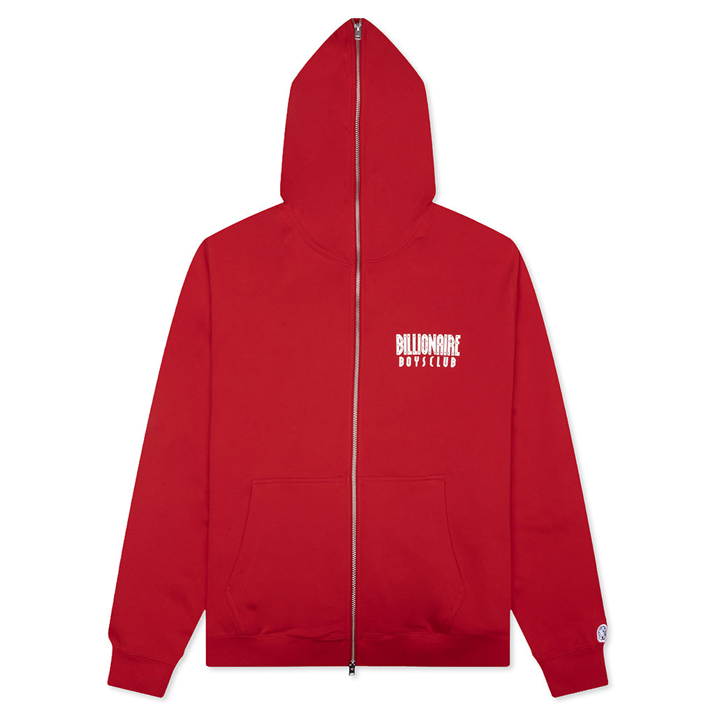 Astro Zip Hoodie - Red