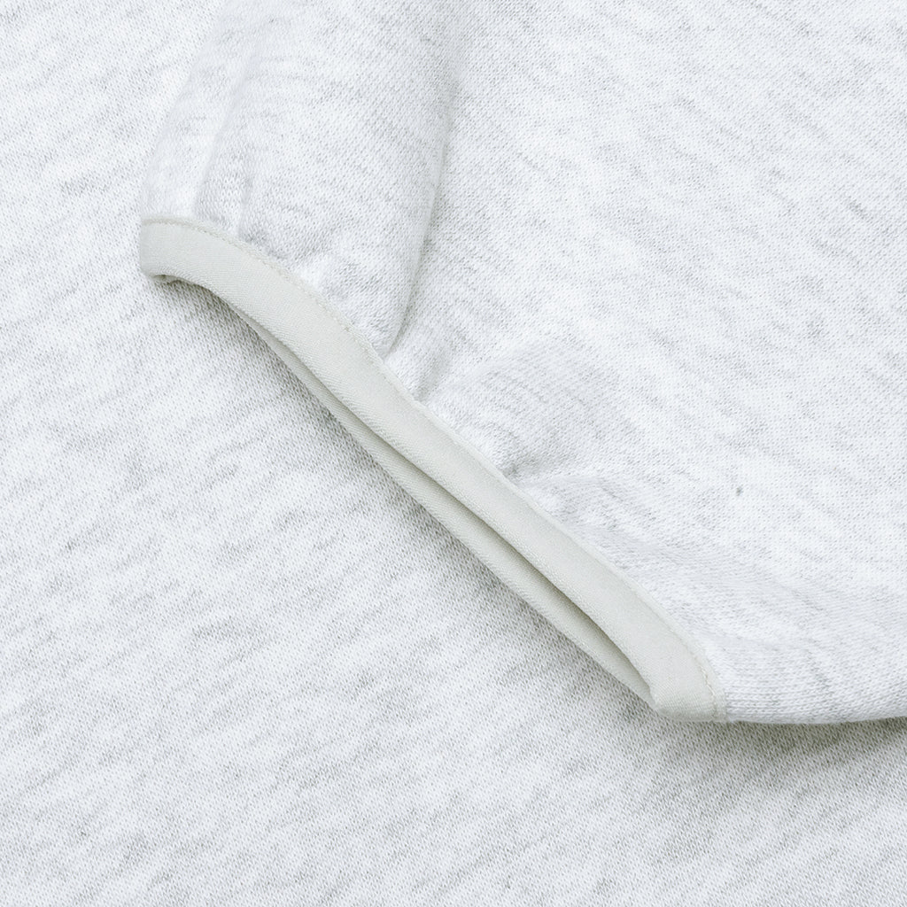 Cotton Fleece Hoodie - Light Heather Grey