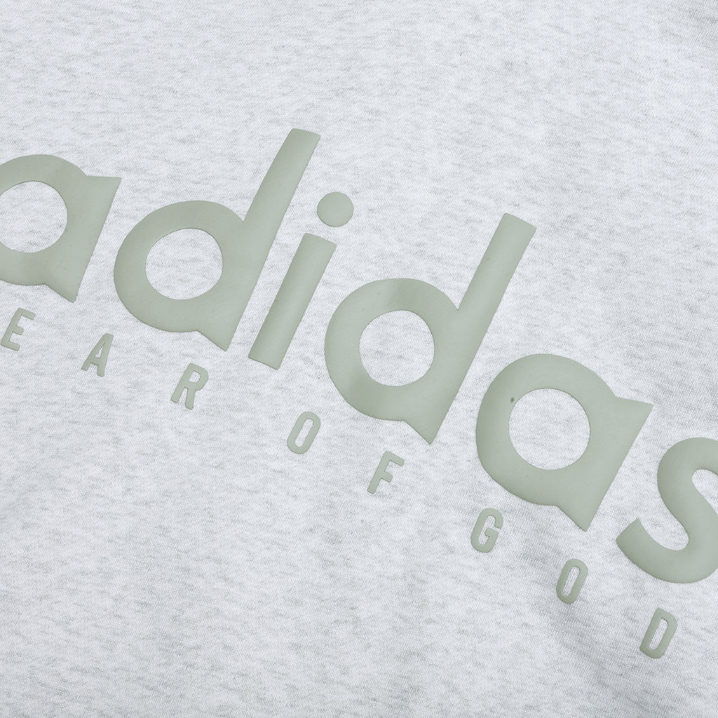 Cotton Fleece Hoodie - Light Heather Grey