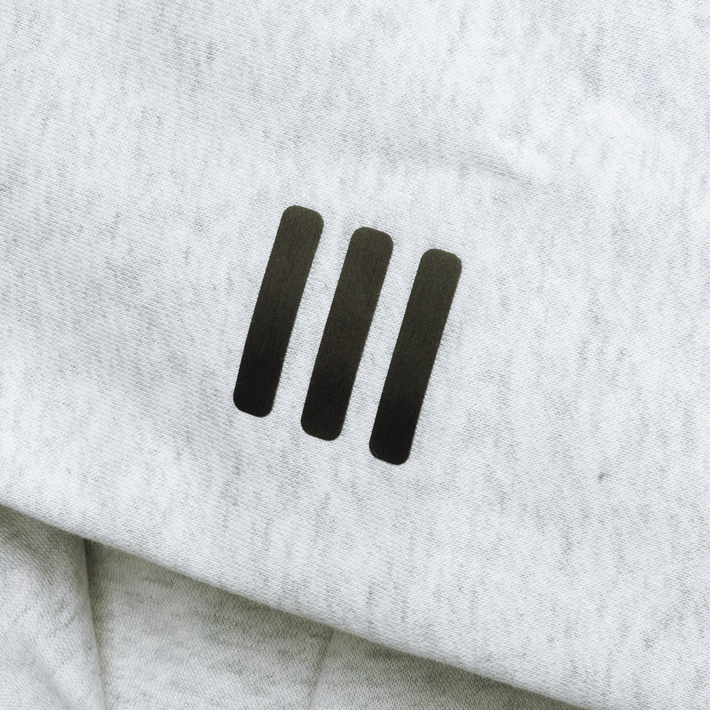 Cotton Fleece Hoodie - Light Heather Grey