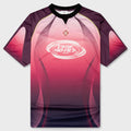 Gradient S/S Football Top - Aubergine