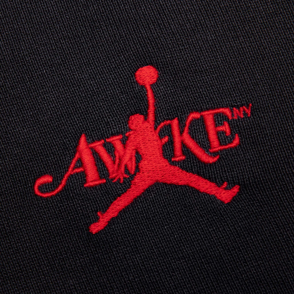 Fleece Hoodie - Black/Sail/University Red