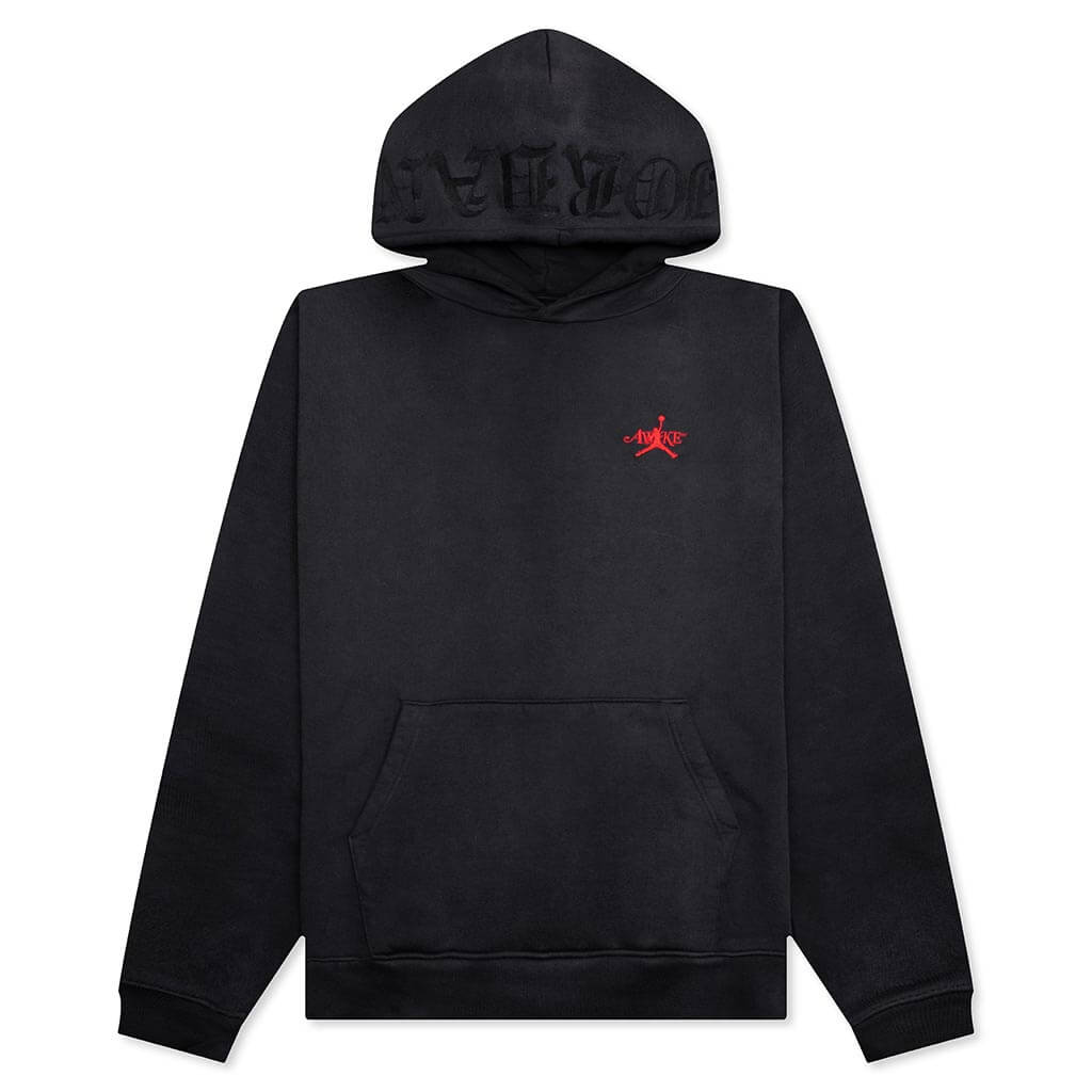 Fleece Hoodie - Black/Sail/University Red