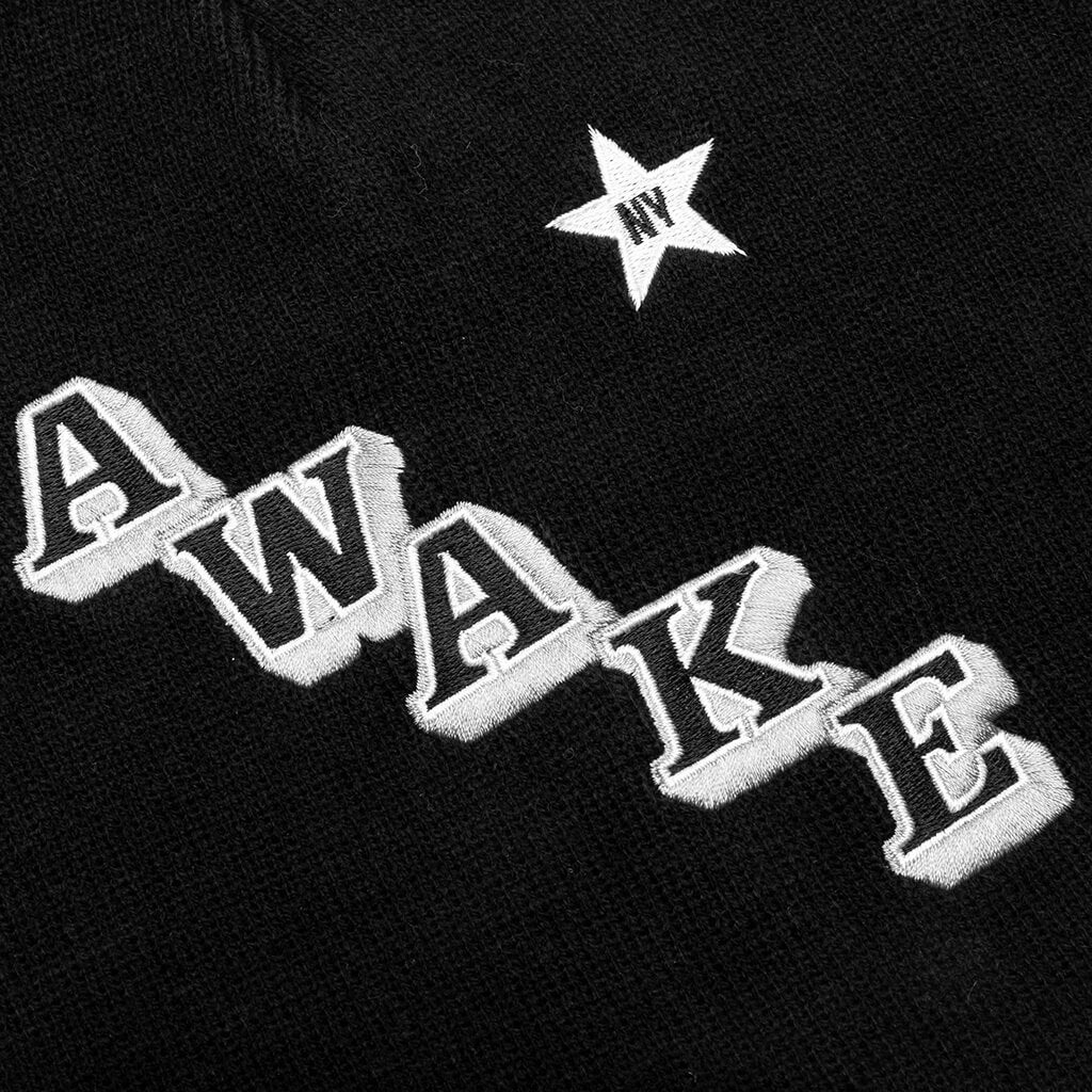 Awake Stacked Logo Beanie - Black