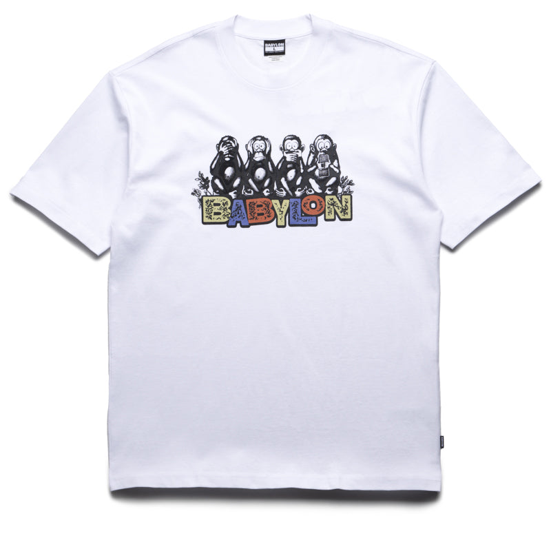 Babylon Monkey Business Tee - White