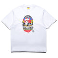 A Bathing Ape Multi Logo Ape Head Tee - White