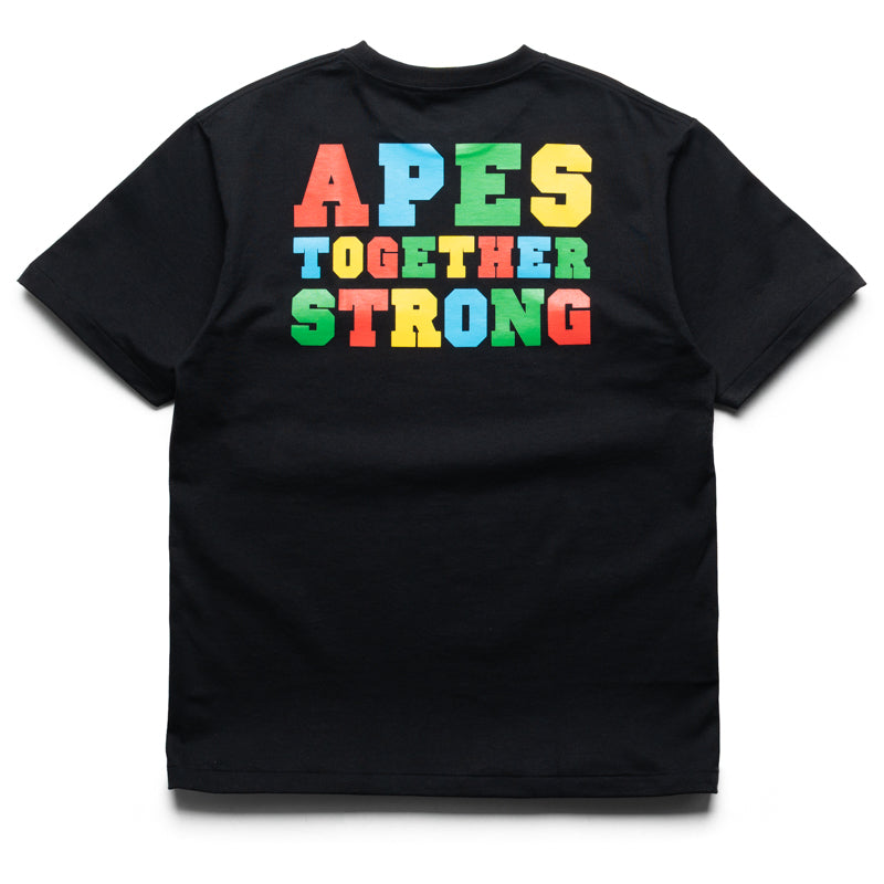 A Bathing Ape Colors College ATS Tee - Black