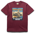 A Bathing Ape Base Camp Tee - Burgundy