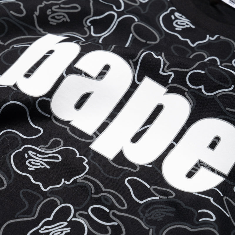 A Bathing Ape Neon Camo Bape Tee - Black