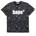 A Bathing Ape Neon Camo Bape Tee - Black