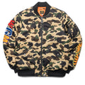 A Bathing Ape 1st Camo Shark MA-1 Jacket - Yellow
