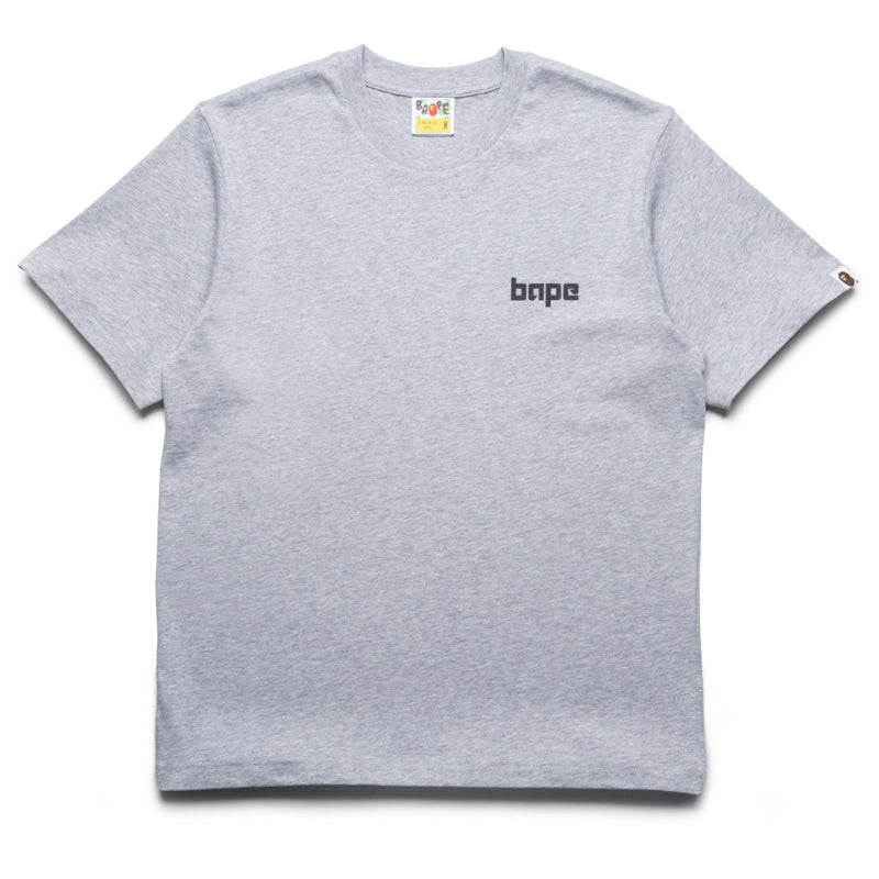 A Bathing Ape Logo Tee - Gray