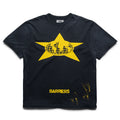 Barriers Worldwide Distressed Star Logo Tee - Vintage Black