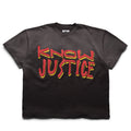 Barriers Worldwide Know Justice Know Peace Boxy Tee - Mink