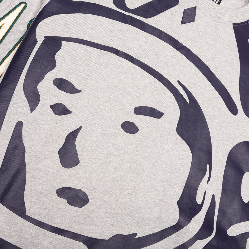 Big Face Sweatshirt - Heather Grey