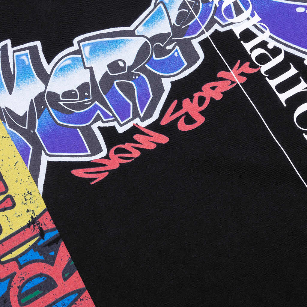 Oversized Parallel Tee- Black