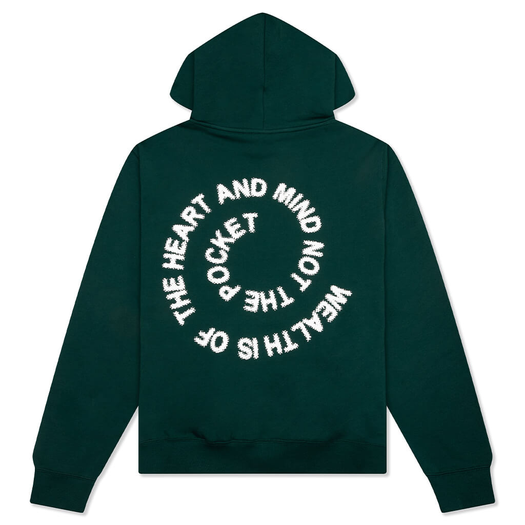 Script Hoodie - Rain Forest