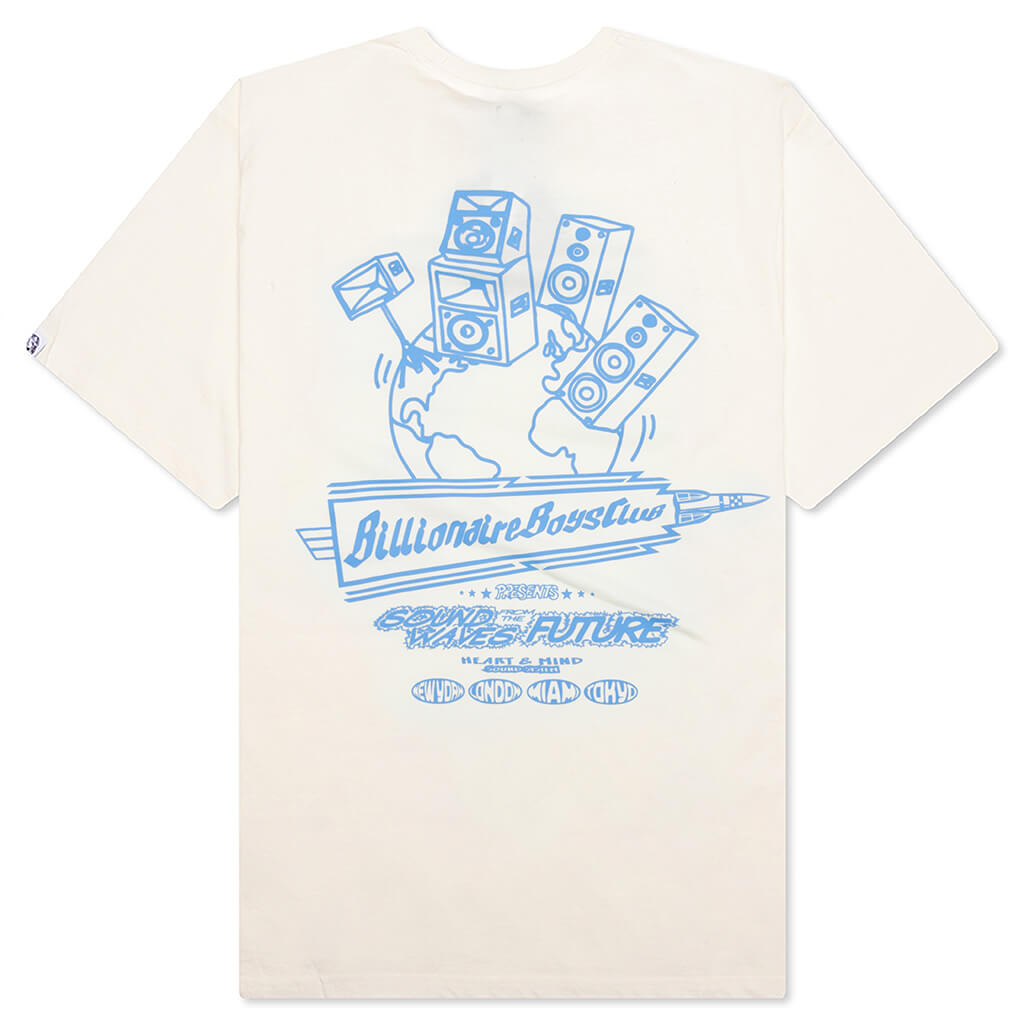 Sound Waves Tee - Winter White