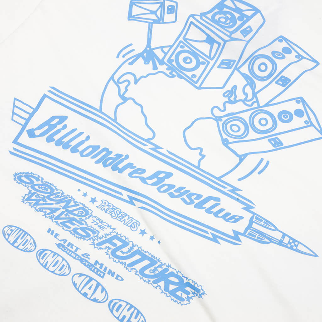 Sound Waves Tee - Winter White