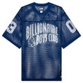 Cropped Varsity Jersey - Navy Peony