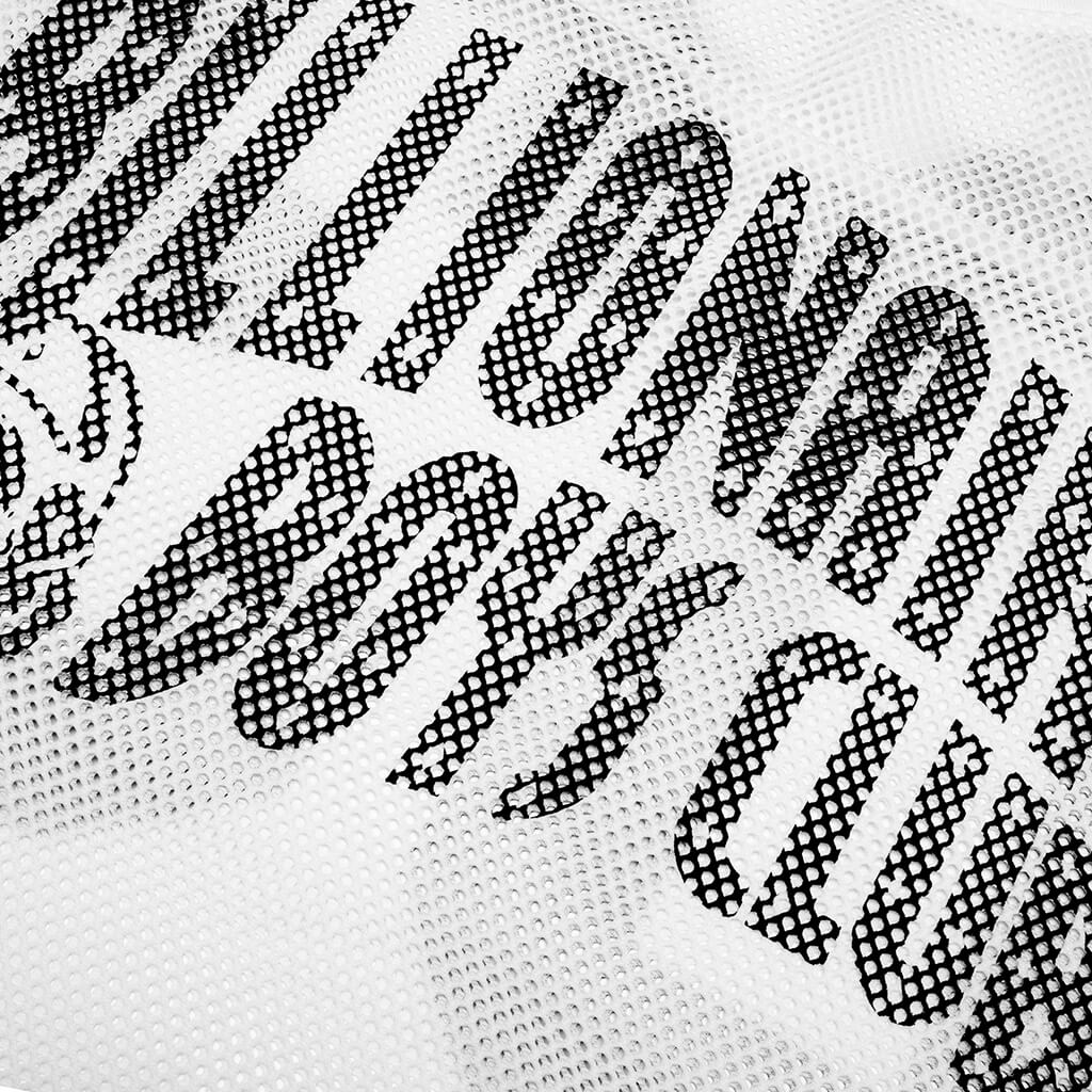 Cropped Varsity Jersey - White