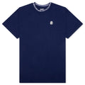 BB Wrapped S/S Knit - Blue Depths