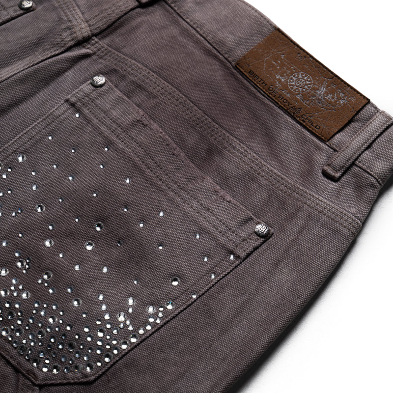 Birth Of Royal Child Redial 20K Diamond Shorts - Washed Brown