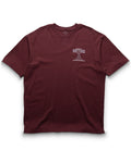 Born x Raised Compliments Of BXR Tee - Burgundy