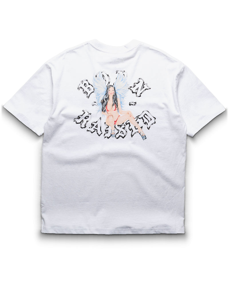 Born x Raised Fantasy Rocker Tee - White