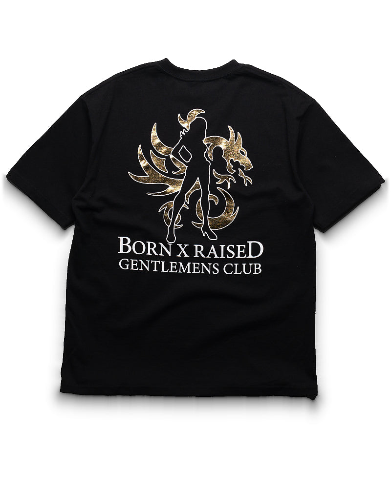 Born x Raised Gentlemens Club Tee - Black