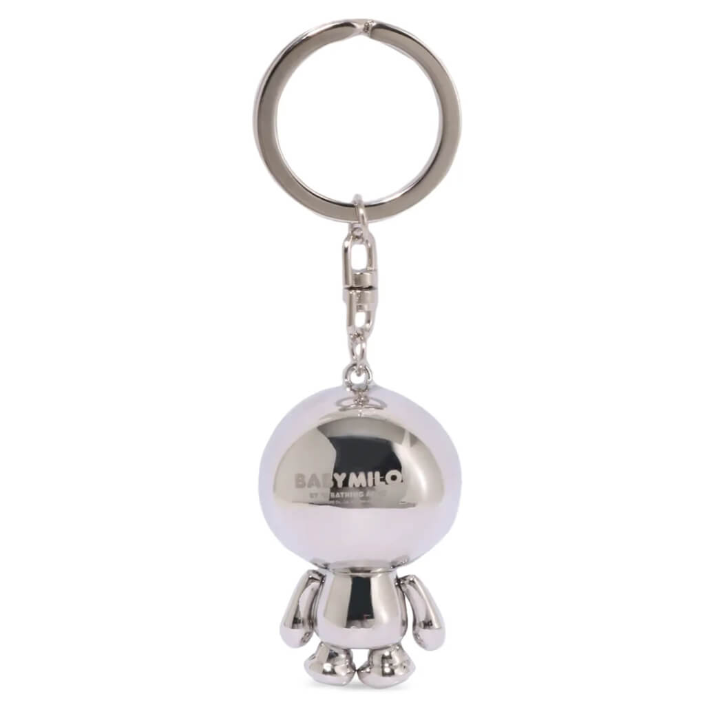 Baby Milo Keychain - Silver