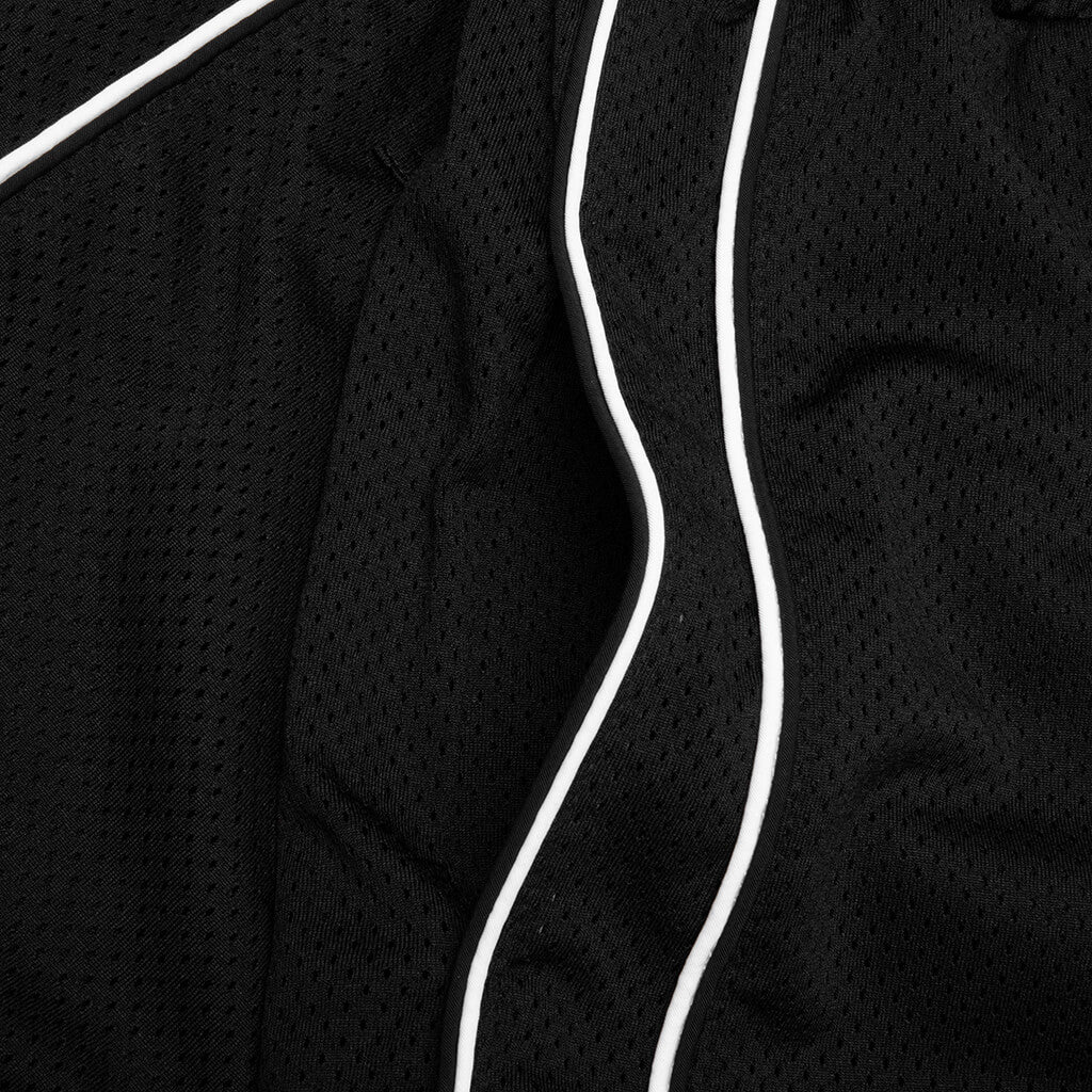 Baggy Mesh Basketball Short - Black/White