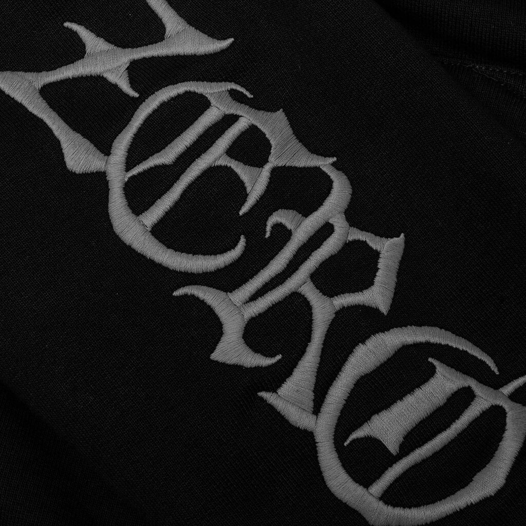 Balaclava Zip Hoodie - Black