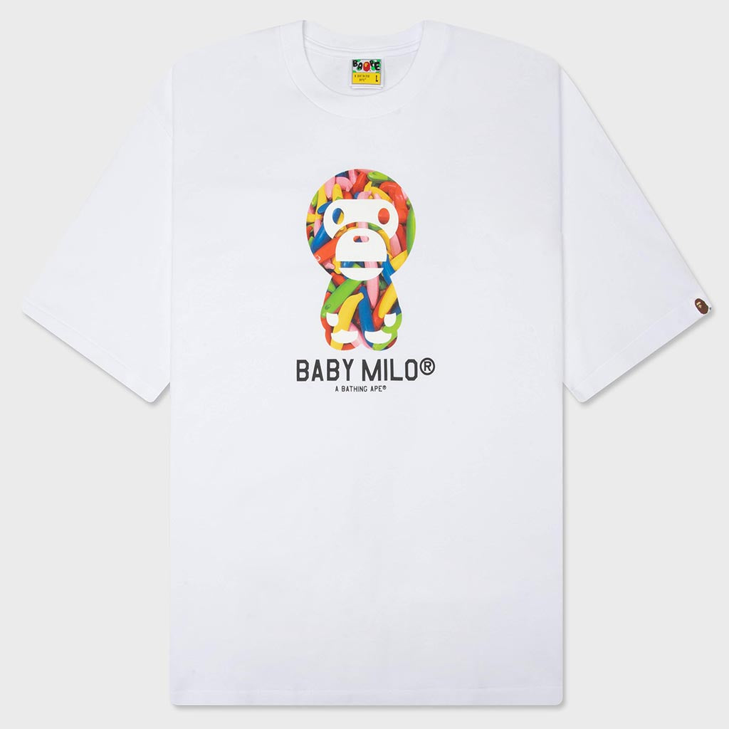 Banana Baby Milo Relaxed Fit Tee - White