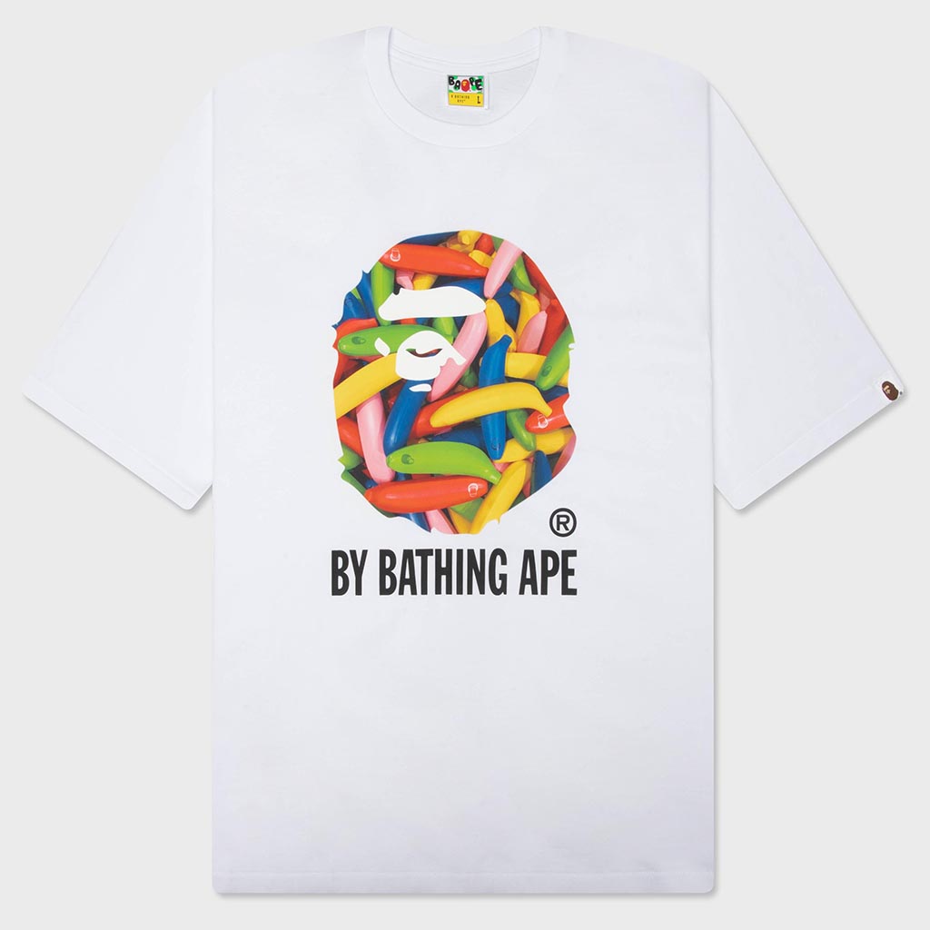Banana By Bathing Ape Relaxed Fit Tee - White