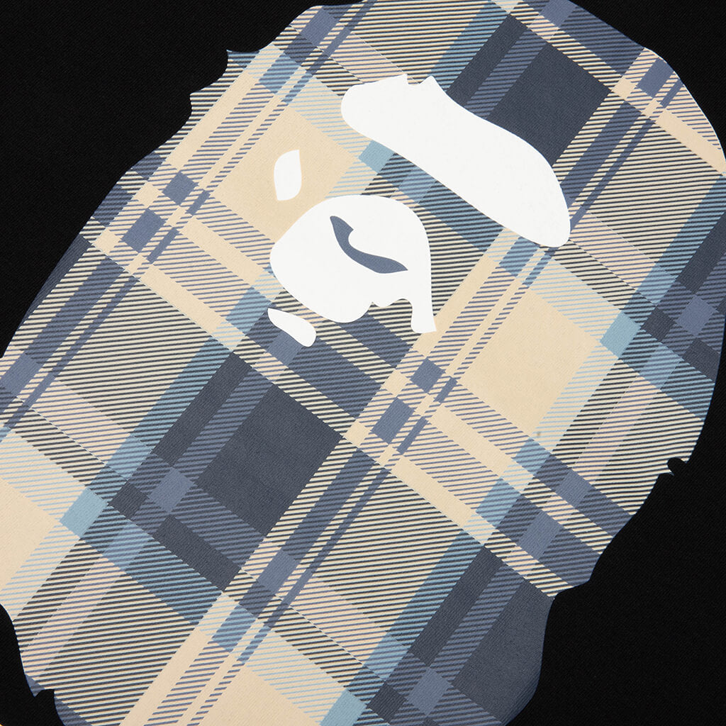 BAPE Check By Bathing Ape Tee - Black/Blue
