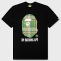 BAPE Check By Bathing Ape Tee - Black/Green