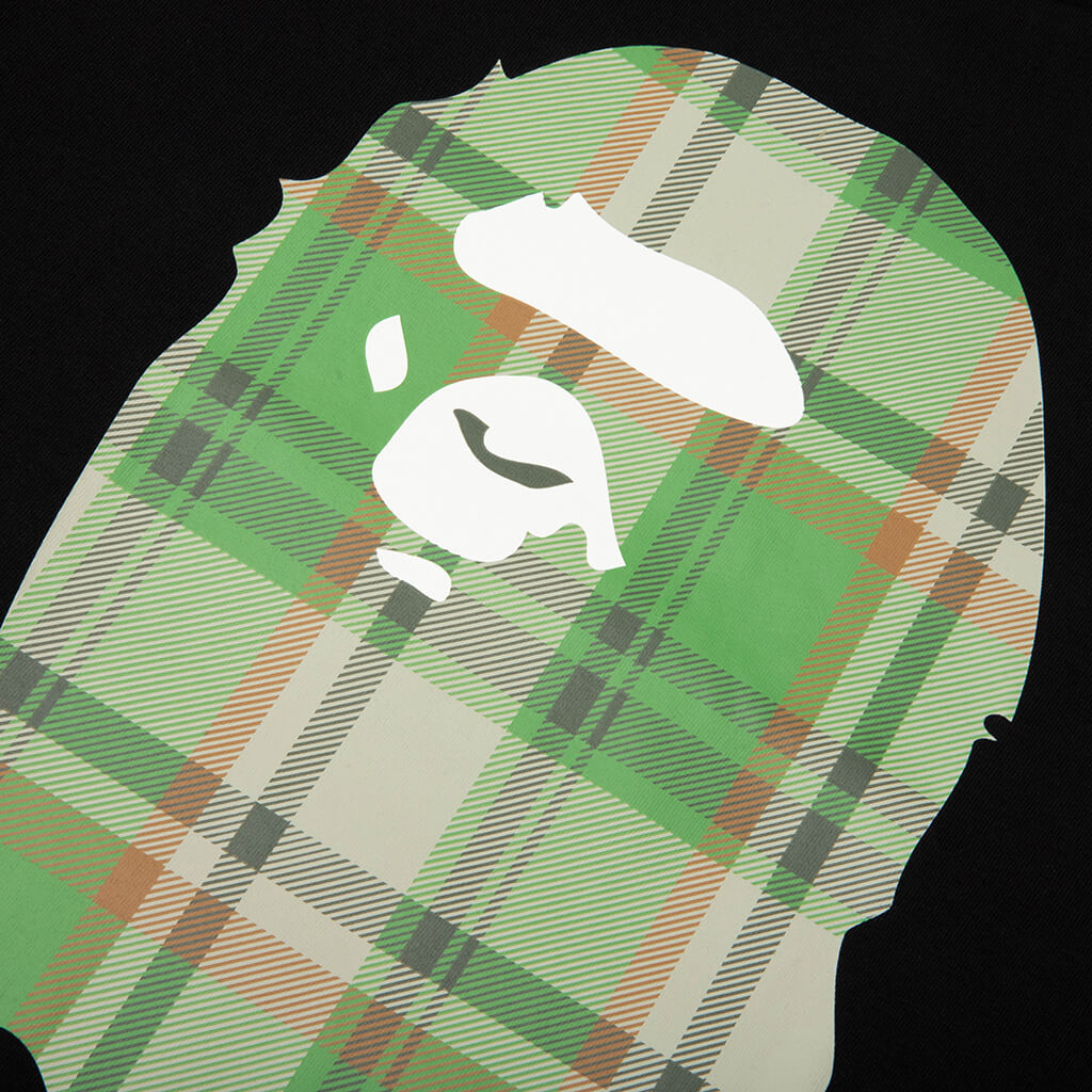 BAPE Check By Bathing Ape Tee - Black/Green