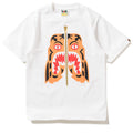 A Bathing Ape Colors Tiger Tee - White