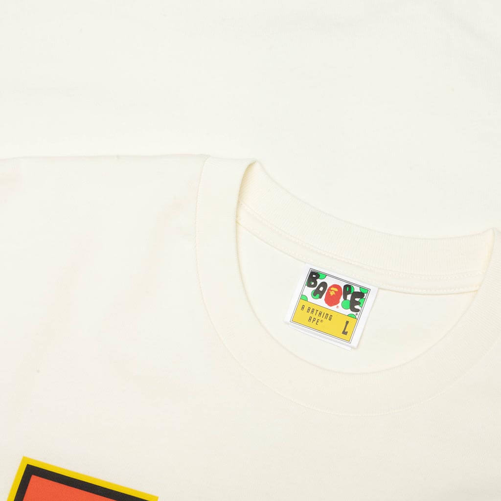 Bape Kiss Logo Tee - Ivory