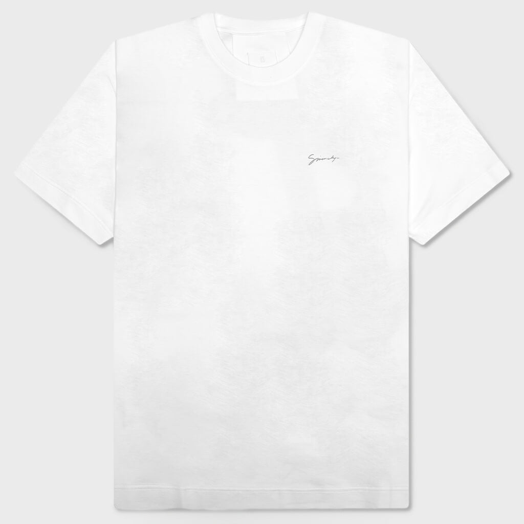 Baroque Print S/S T-Shirt - White