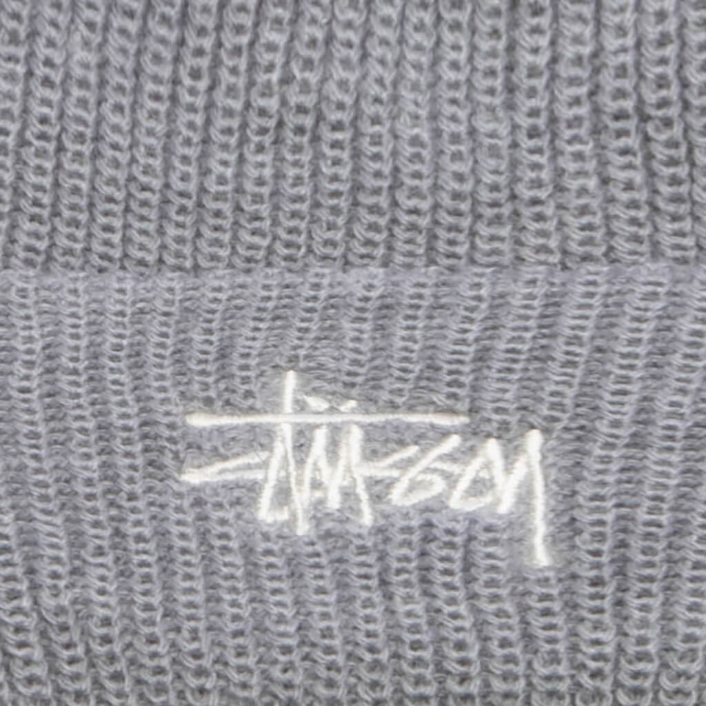 Basic Cuff Beanie - Heather Grey