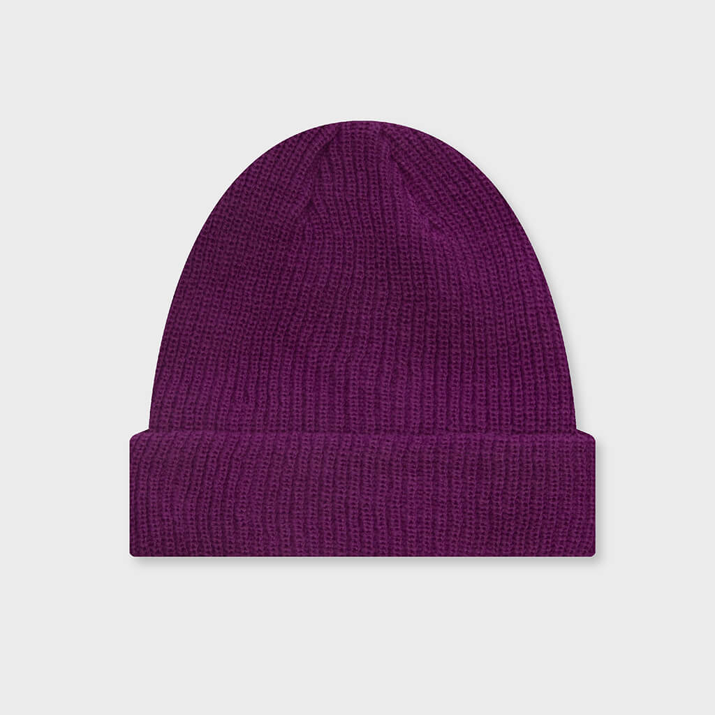 Basic Cuff Beanie - Violet
